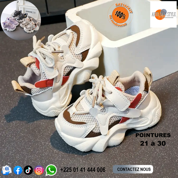 Basket Kiwi, pour enfant