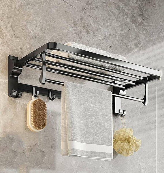 Towel Hanger with Shelf