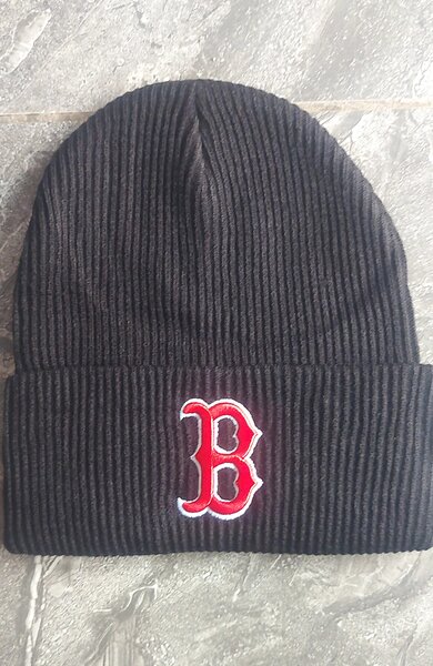 Bonnet en tricot noir