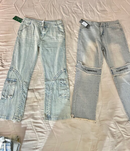 Jeans décontractés unisexes