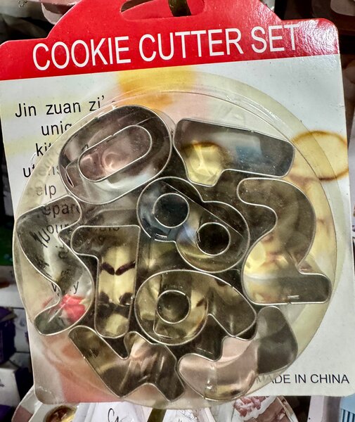 Emporte-pièces Numéros Métal