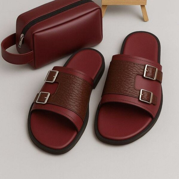 Sandales homme élégantes en cuir