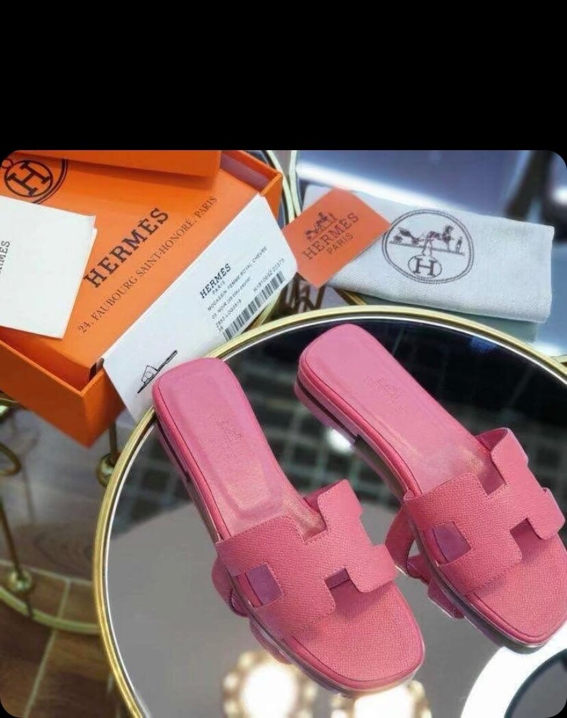 Ladies Hermes Slippers