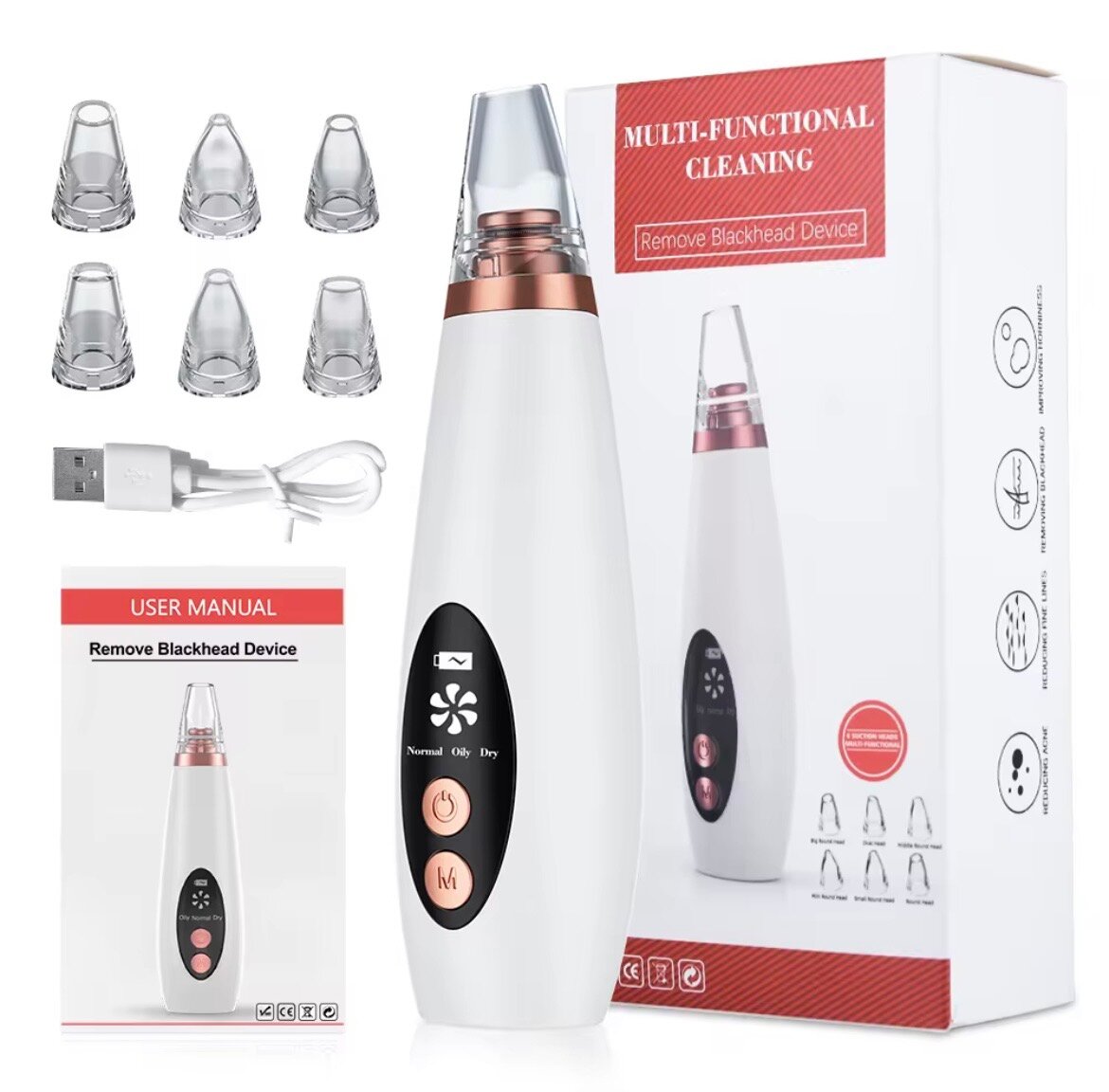 Aspirateur Points Noirs LED