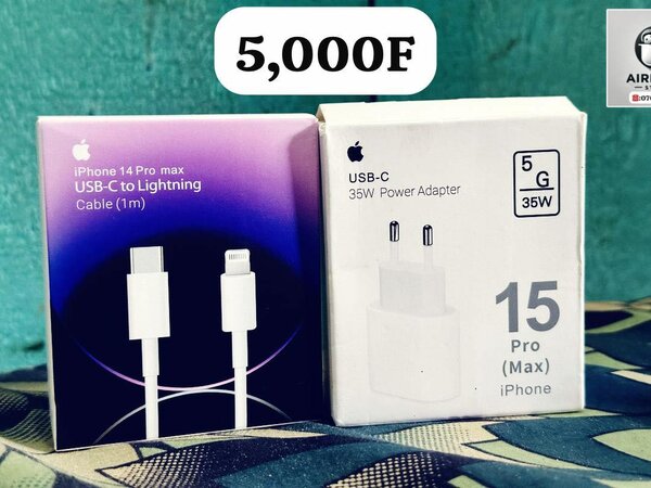 Chargeur iPhone Authentique