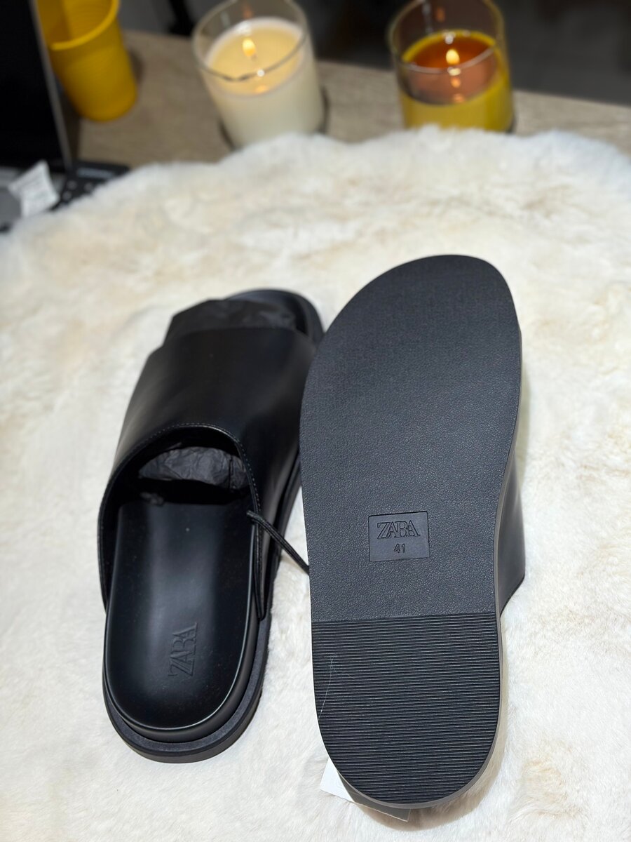 Sandale Zara en cuir