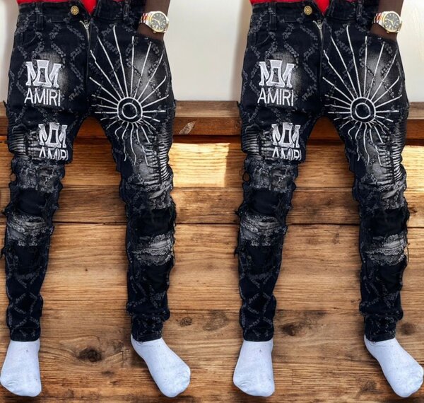 Jeans décontractés homme style urbain