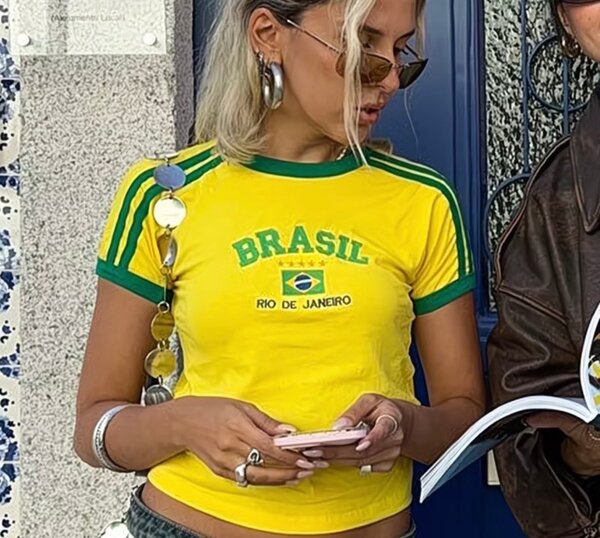 T-shirt Brésil Rio Vintage