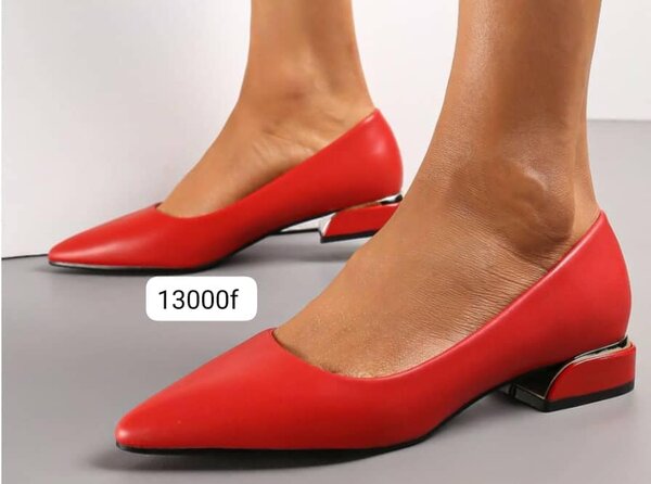 chaussures femme orange