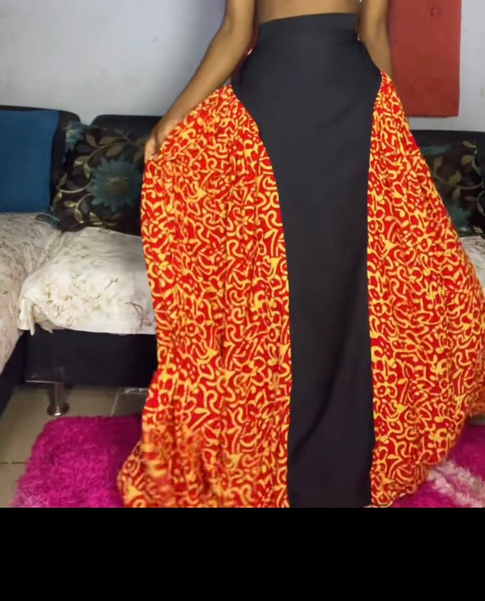 Jupe Longue Évasée Colorée