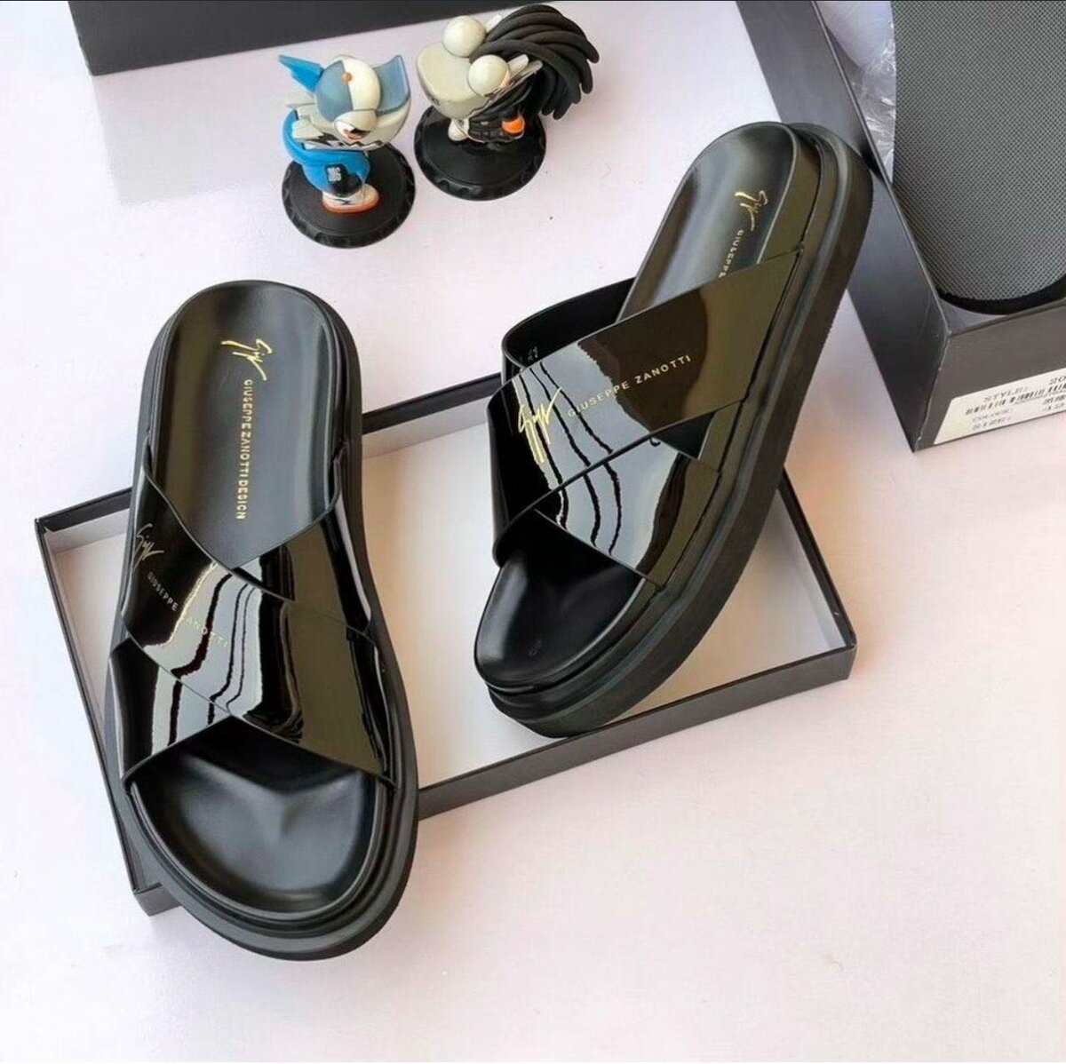 Sandales en cuir homme