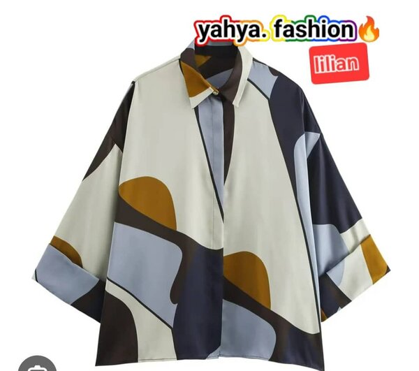 Blouse imprimée pour femme