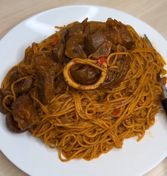 Spaguetti à la viande