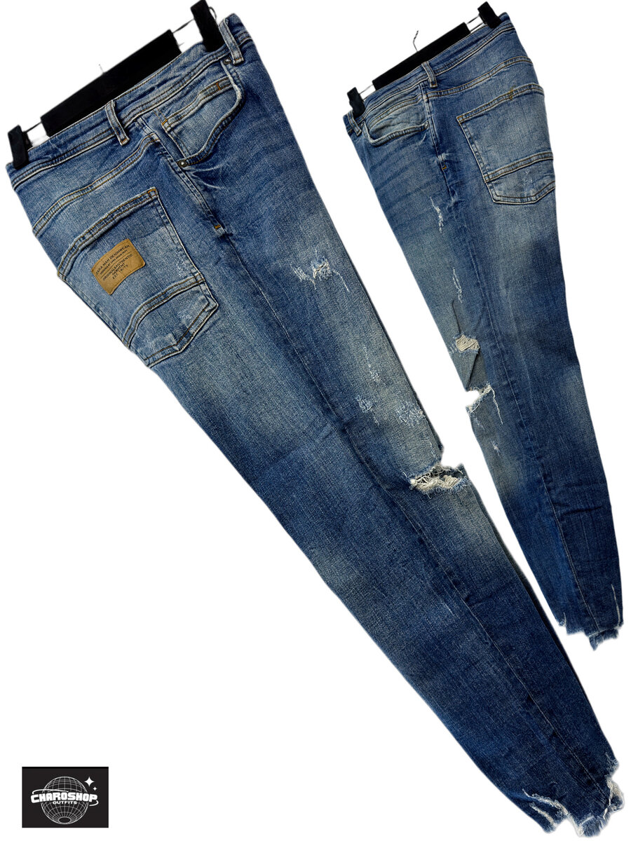 Jean slim homme déchiré