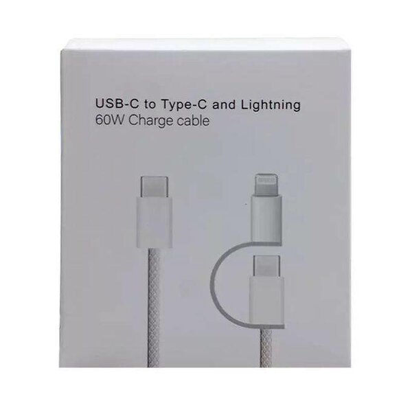 Câble Charge 60W USB-C Lightning