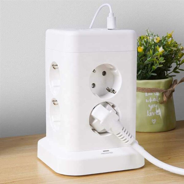 Prise Multiprise Tower USB