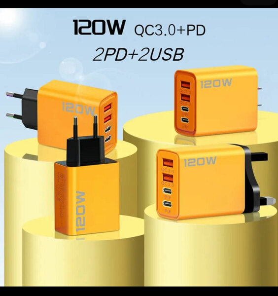120W PD USB Fast Charger