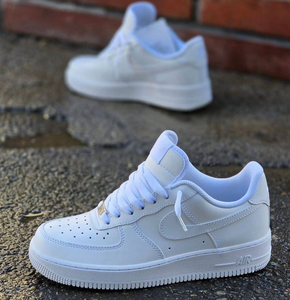 Sneakers blancs en cuir