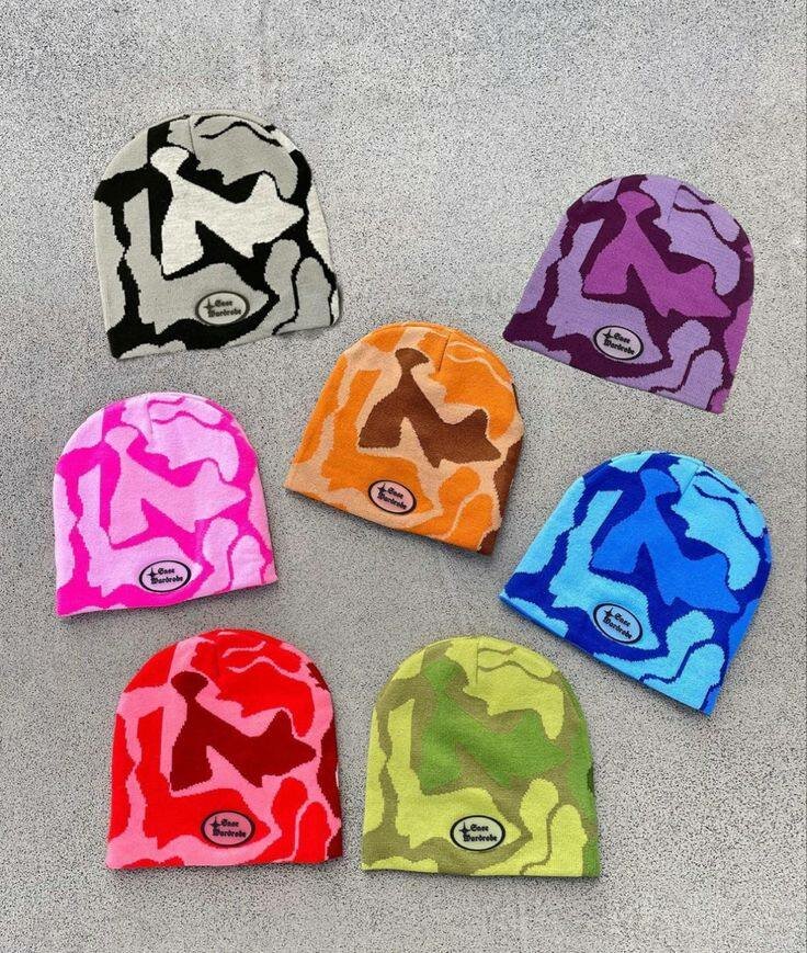Casquette homme mode graffiti camouflage