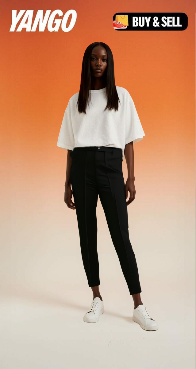 Pantalon classique noir élégant