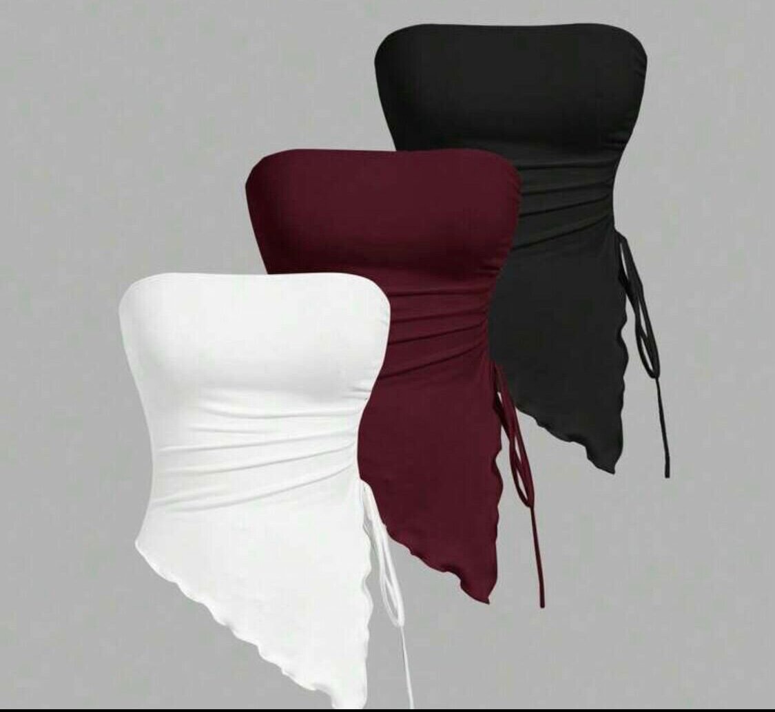 Bustier asymétrique femme