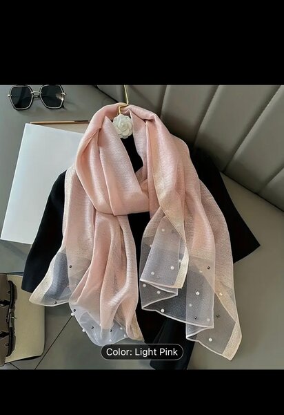 Elegant Sheer Scarf Women Shawl