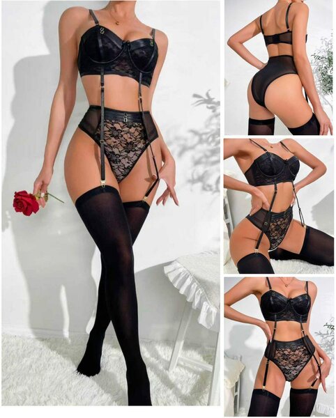 Ensemble lingerie sexy en dentelle