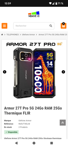 Tablette Ulefone Armor 256 Go HDMI