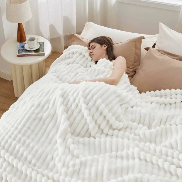 Couverture peluche douce