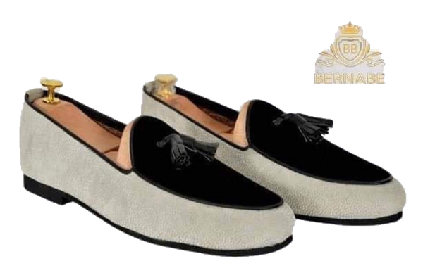 Mocassins en velours chic