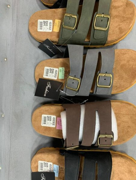 Sandales en cuir confortables