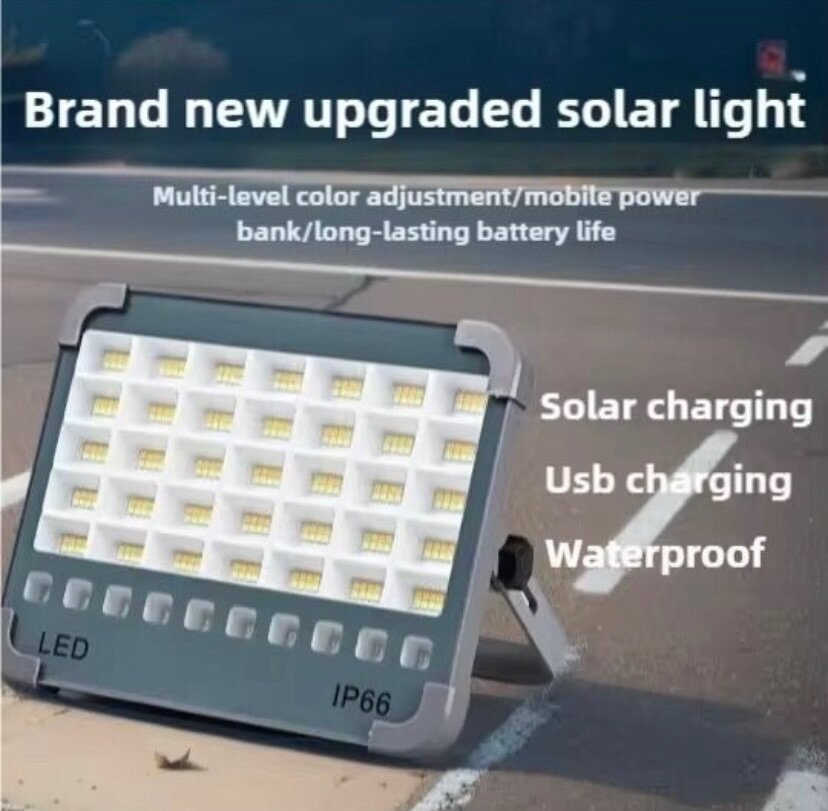 Projecteur solaire LED IP66