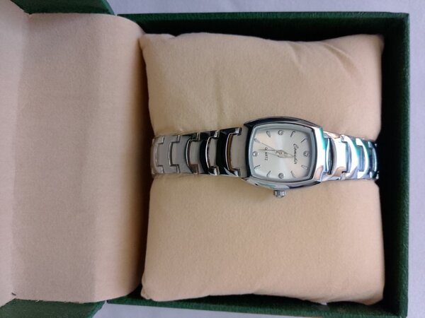 Montre Élégante Femme en Acier