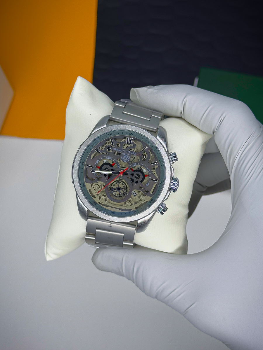 Montre squelette homme élégante