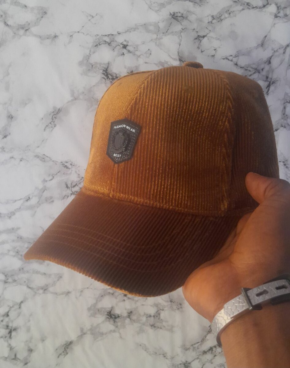 Casquettes unisexes en velours