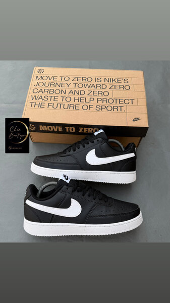 Nike Air Force 1 noir et blanc