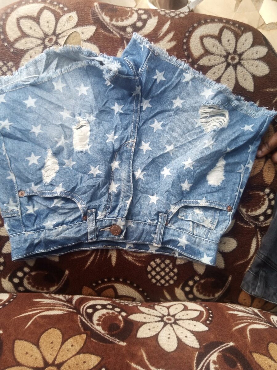 Shorts en jean décontracté