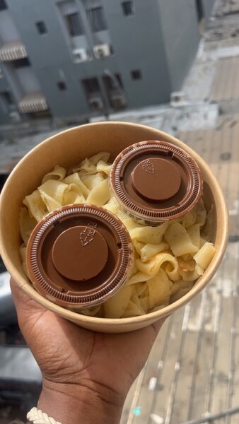 Fettucine au nutella