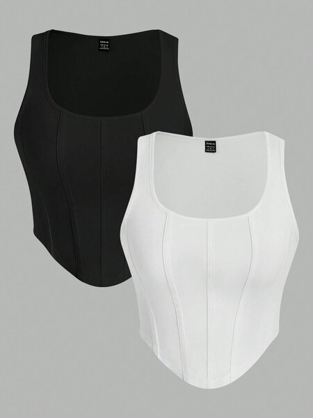 Lot de 2 Bustiers Ajustés