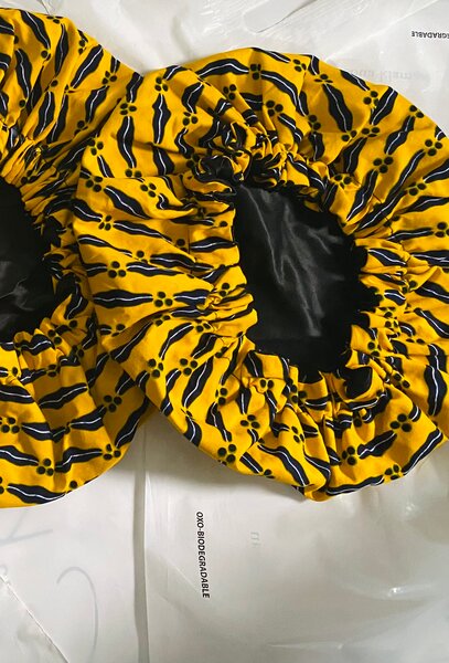 Bonnet mi-PAGNE et SATIN (M)