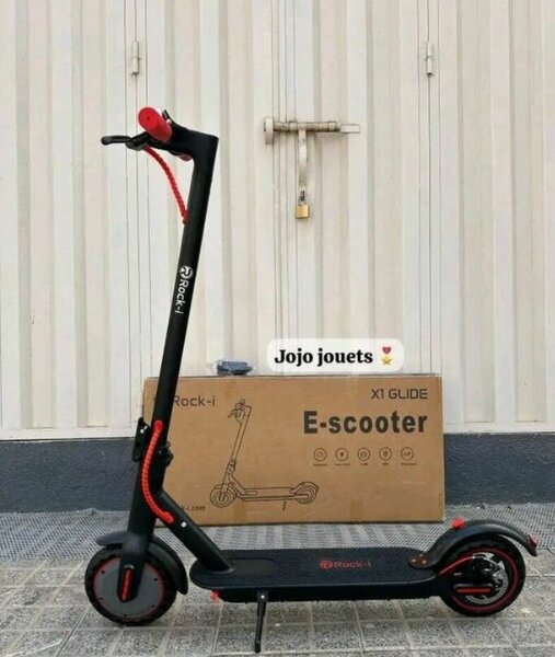 Trottinette électrique Rock-i noir/rouge