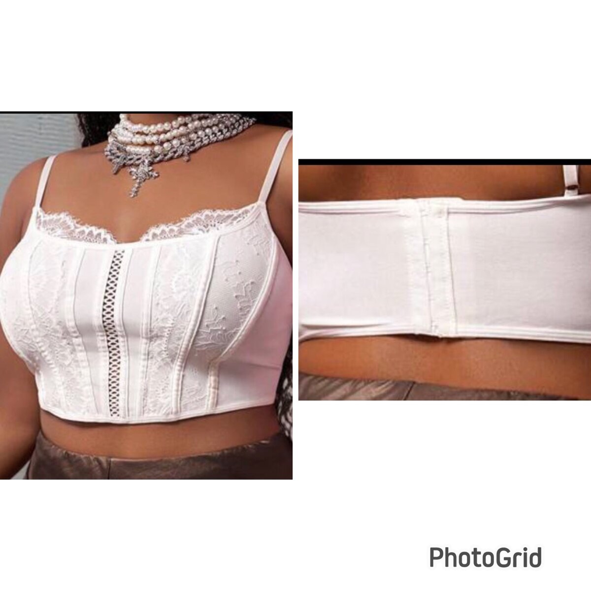 Top court à bretelles élégantes