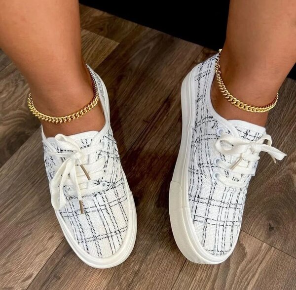 Baskets blanches tendance