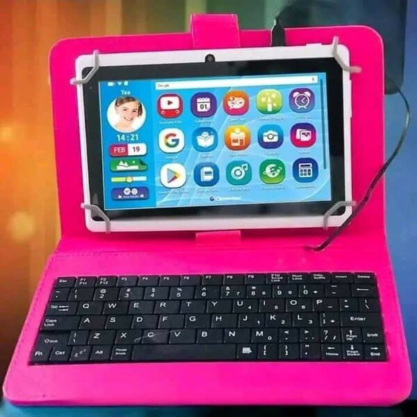 Clavier Tablette Tactile Rose