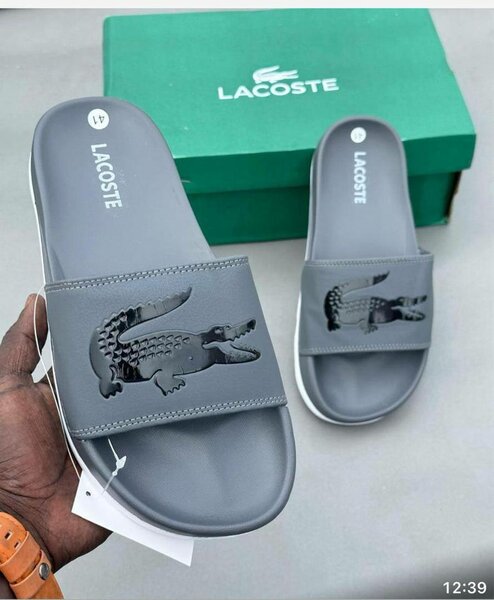 Lacoste Tongs Unisex Élégants