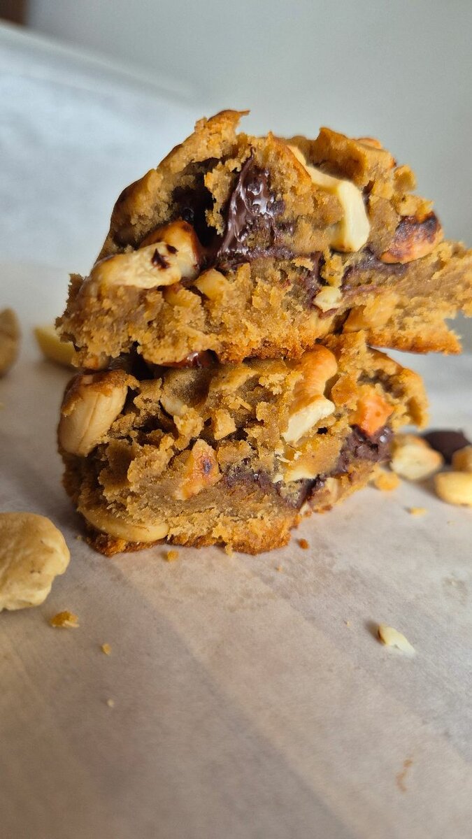 Cookies moelleux au chocolat et noix