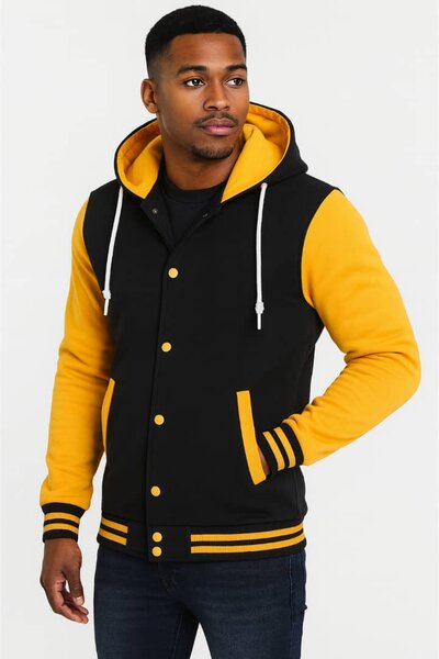 Veste varsity homme bicolore