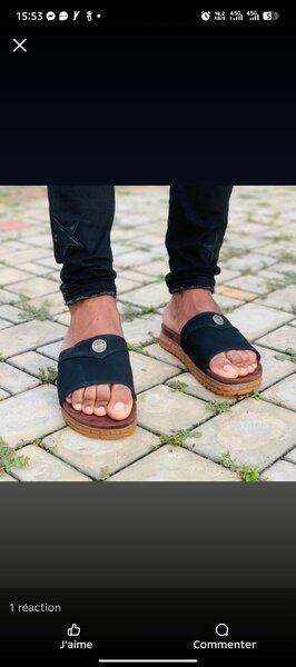 Sandales en cuir pour hommes