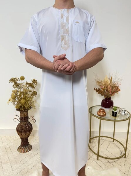 Qamis saoudien Homme Élégant