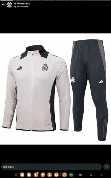Ensemble de survêtement Real Madrid